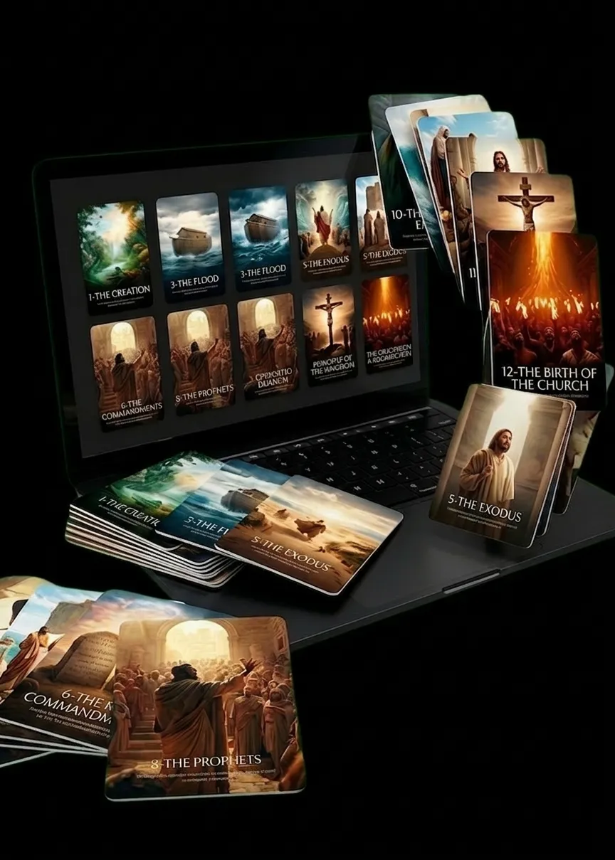 LIVING BIBLE - 8K CARDS